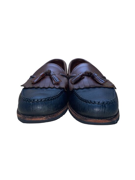 Allen Edmonds Men’s Brown & Black Leather Tassel Slip-On Nashua Loafers Size 13 main image 4